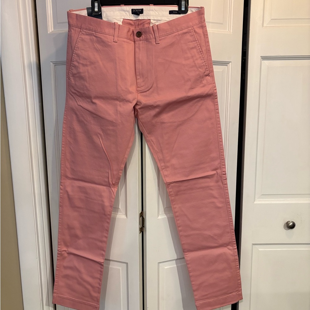 J. Crew Men's Salmon Chinos